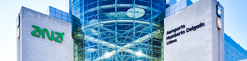 Lisboa airport landside view