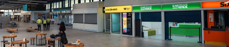 Ponta Delgada Airport Rent a car desks